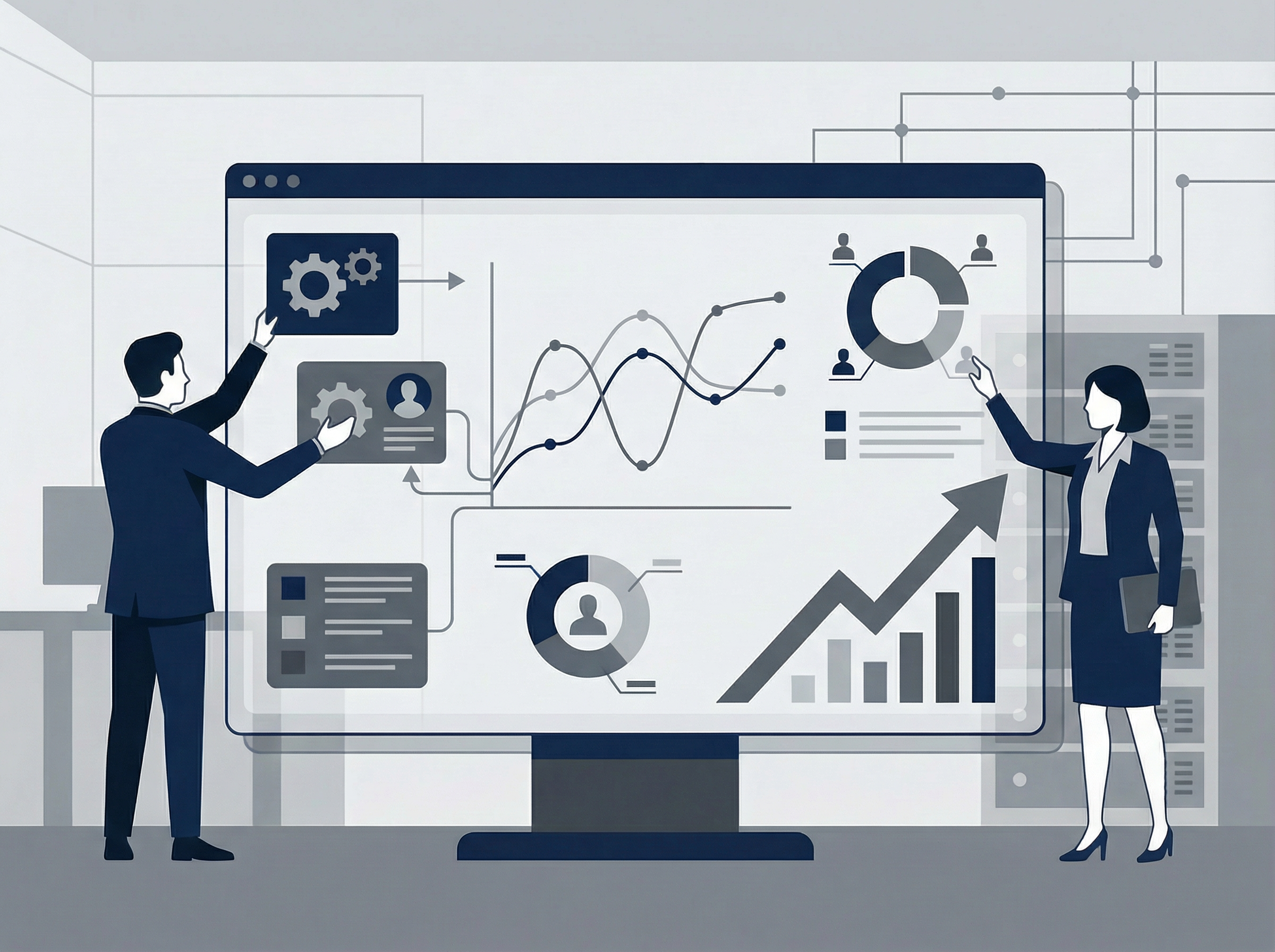 データ統合から売上最大化までの流れ